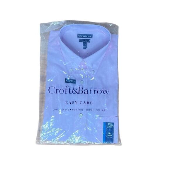Croft & Barrow NWT Easy Care Classic Fit Button Down Shirt - Picture 1 of 5
